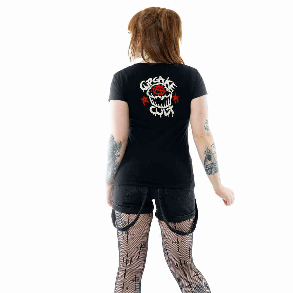 Cupcake Cult - Voodoo Vamp Ladies Tshirt - Black